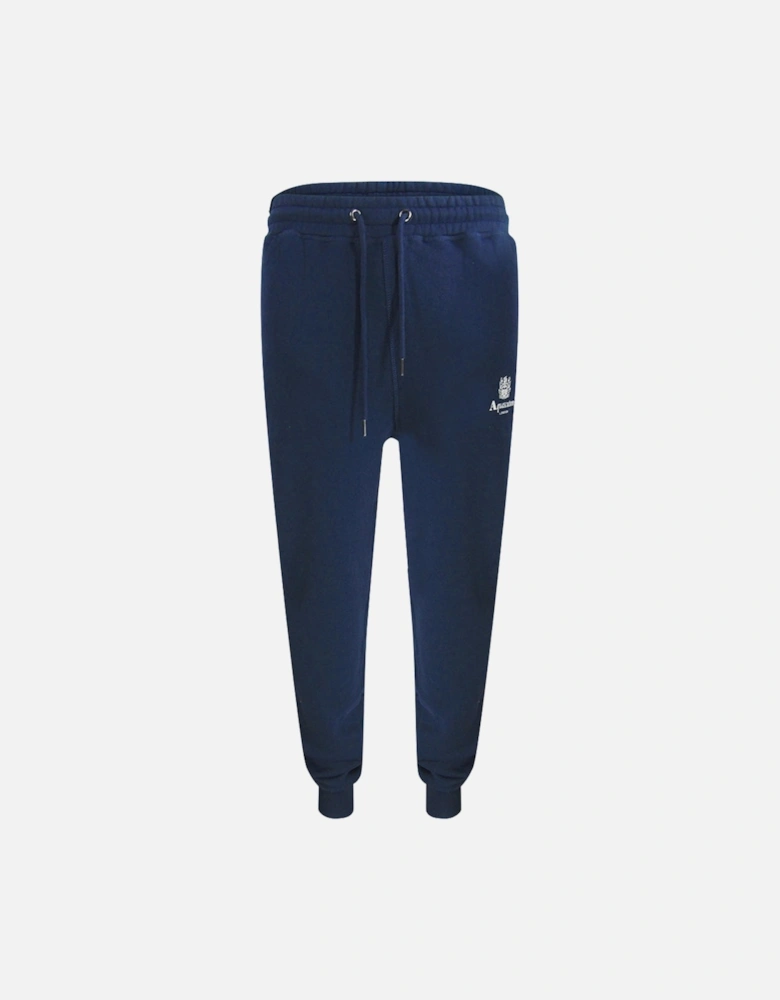 Active Basic Rib Track Pant Navy Blue Sweatpants