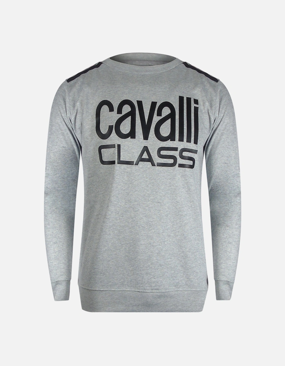 Cavalli Class Taped Shoulders Grey Sweatshirt, 3 of 2