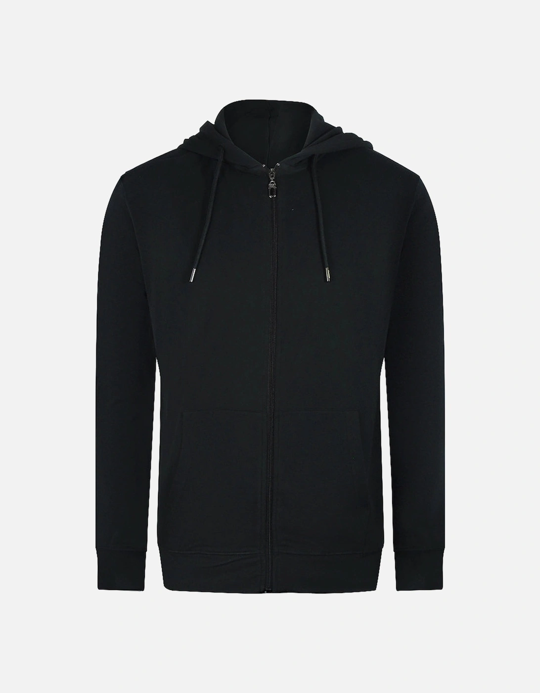Cavalli Class Bold Floral Logo Black Zip-Up Hoodie, 3 of 2