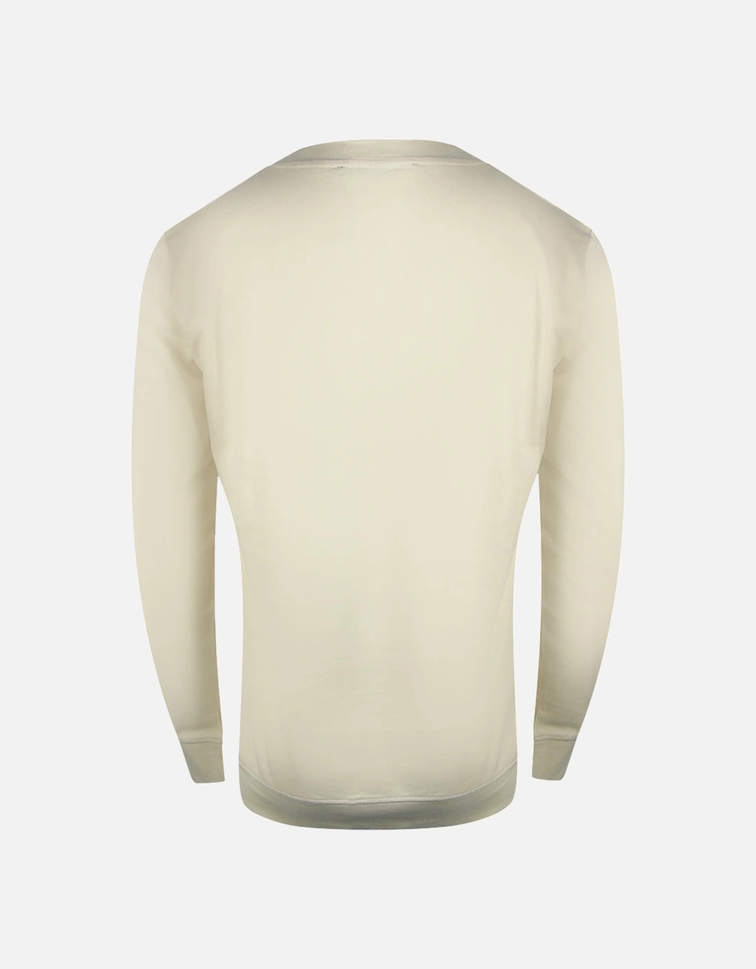 Cavalli Class Taped Shoulder Beige Sand Sweatshirt