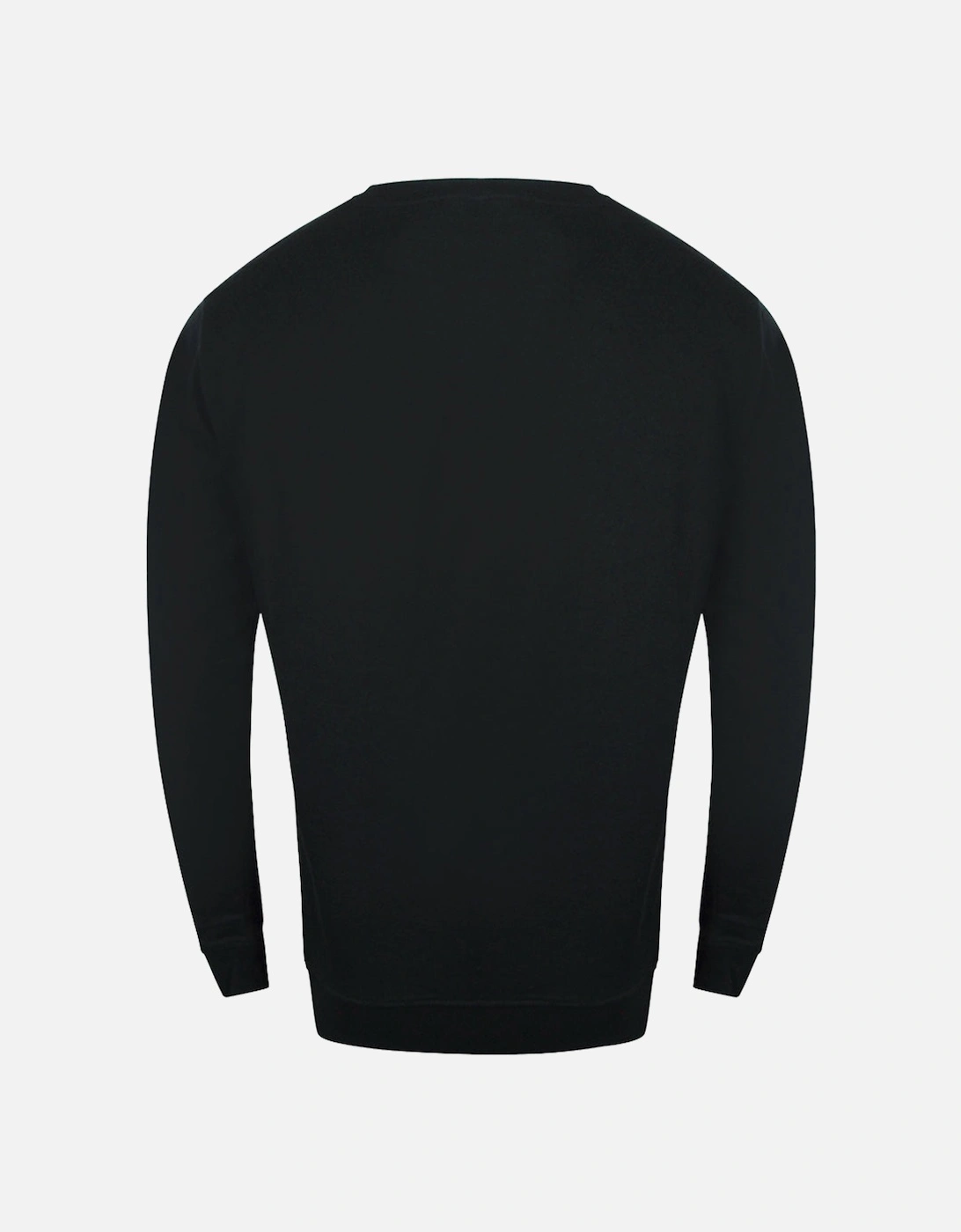 Cavalli Class Taped Shoulders Black Sweatshirt