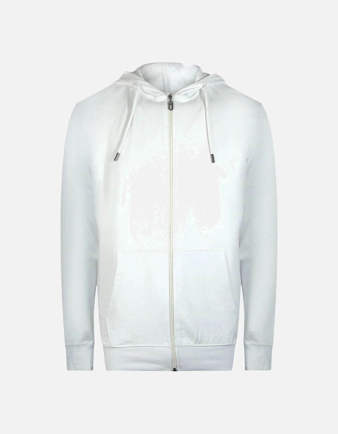 Cavalli Class Bold Floral Logo Off White Zip-Up Hoodie, 3 of 2