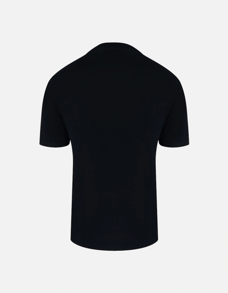 Active Check Pocket Black T-Shirt