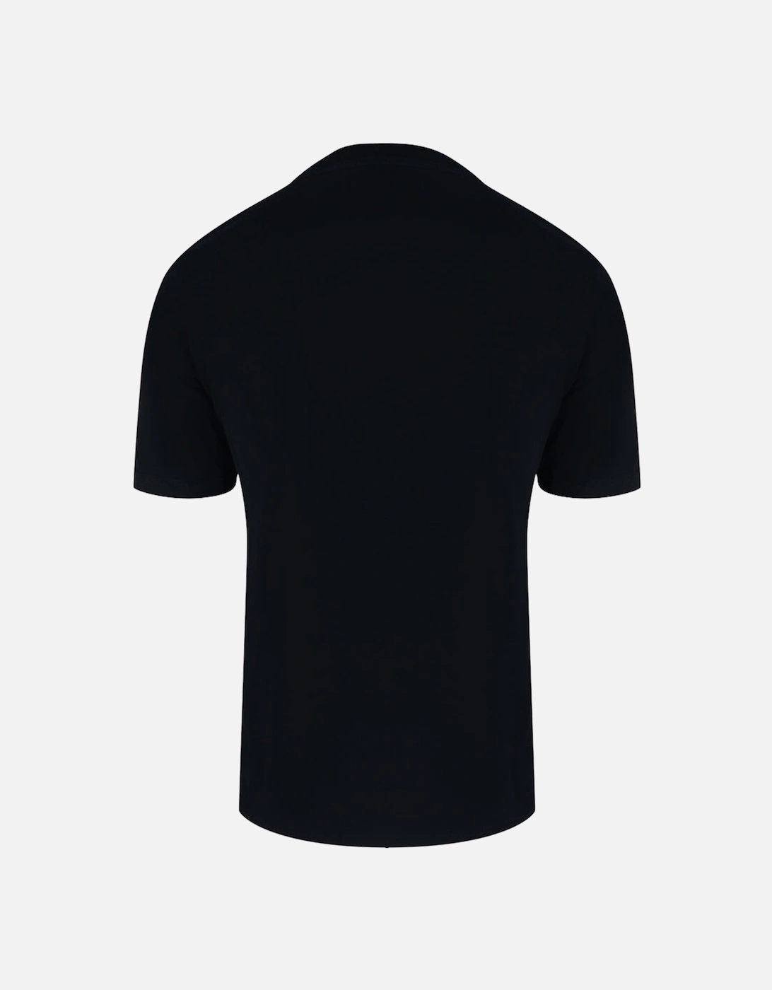 Active Check Pocket Black T-Shirt