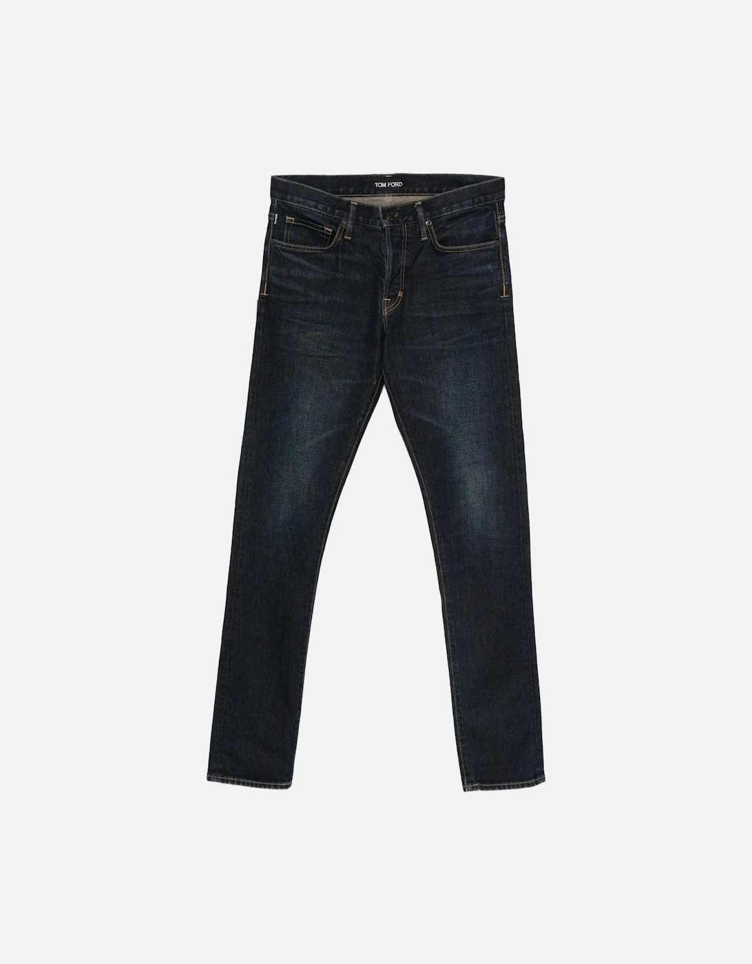 Broken Twill Slim Jeans Indigo, 6 of 5