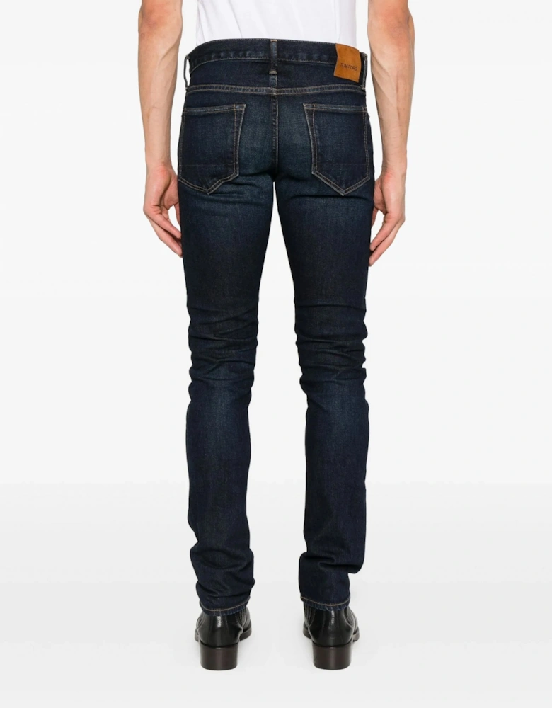 Broken Twill Slim Jeans Indigo