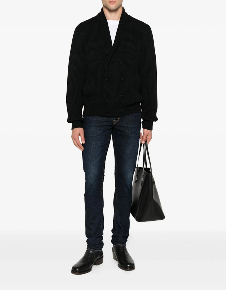 Broken Twill Slim Jeans Indigo