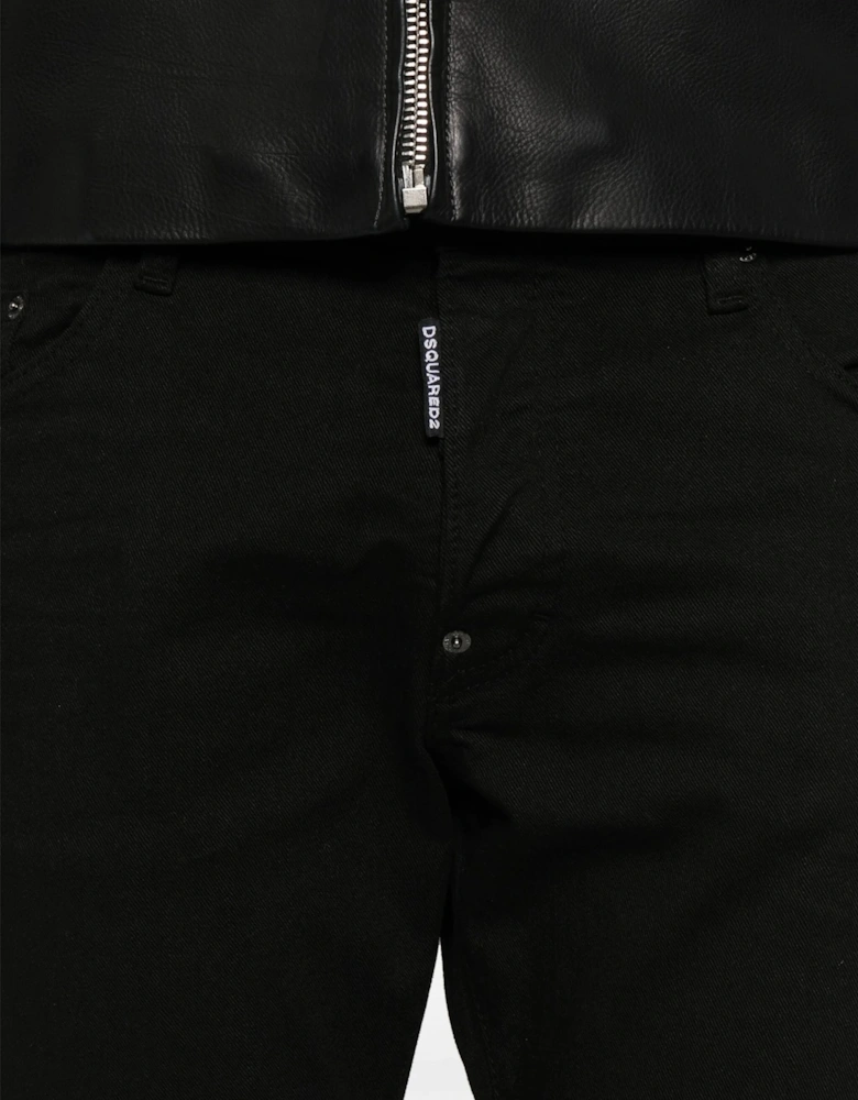 Solid Black Skater Jeans