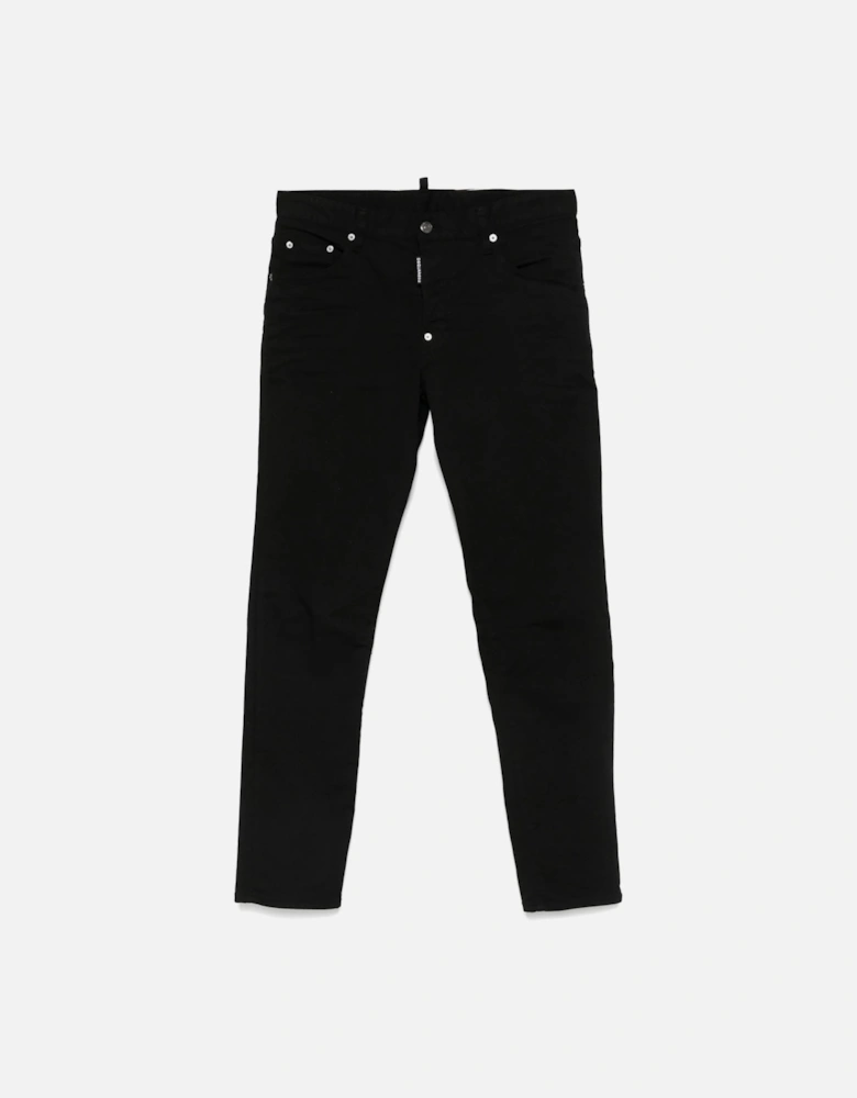 Solid Black Skater Jeans