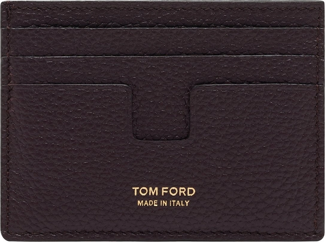 Soft Grain T Line Cardholder Burgundy, 3 of 2