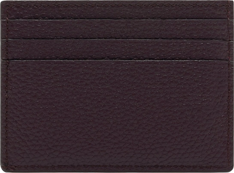 Soft Grain T Line Cardholder Burgundy