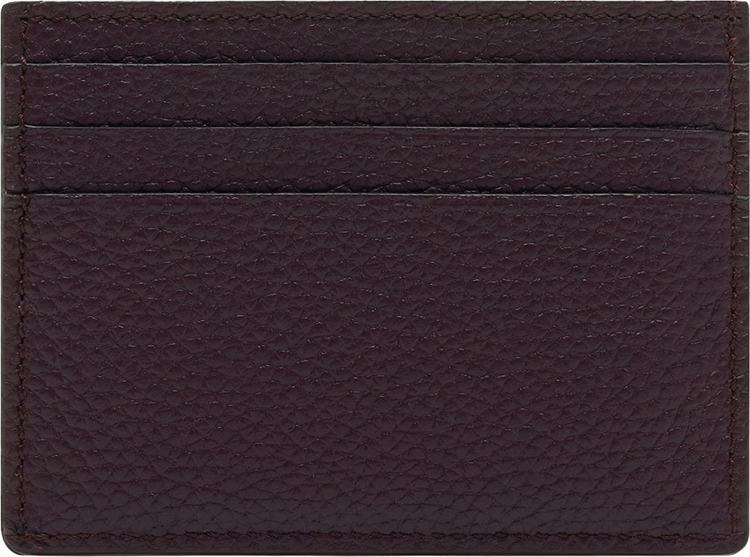 Soft Grain T Line Cardholder Burgundy