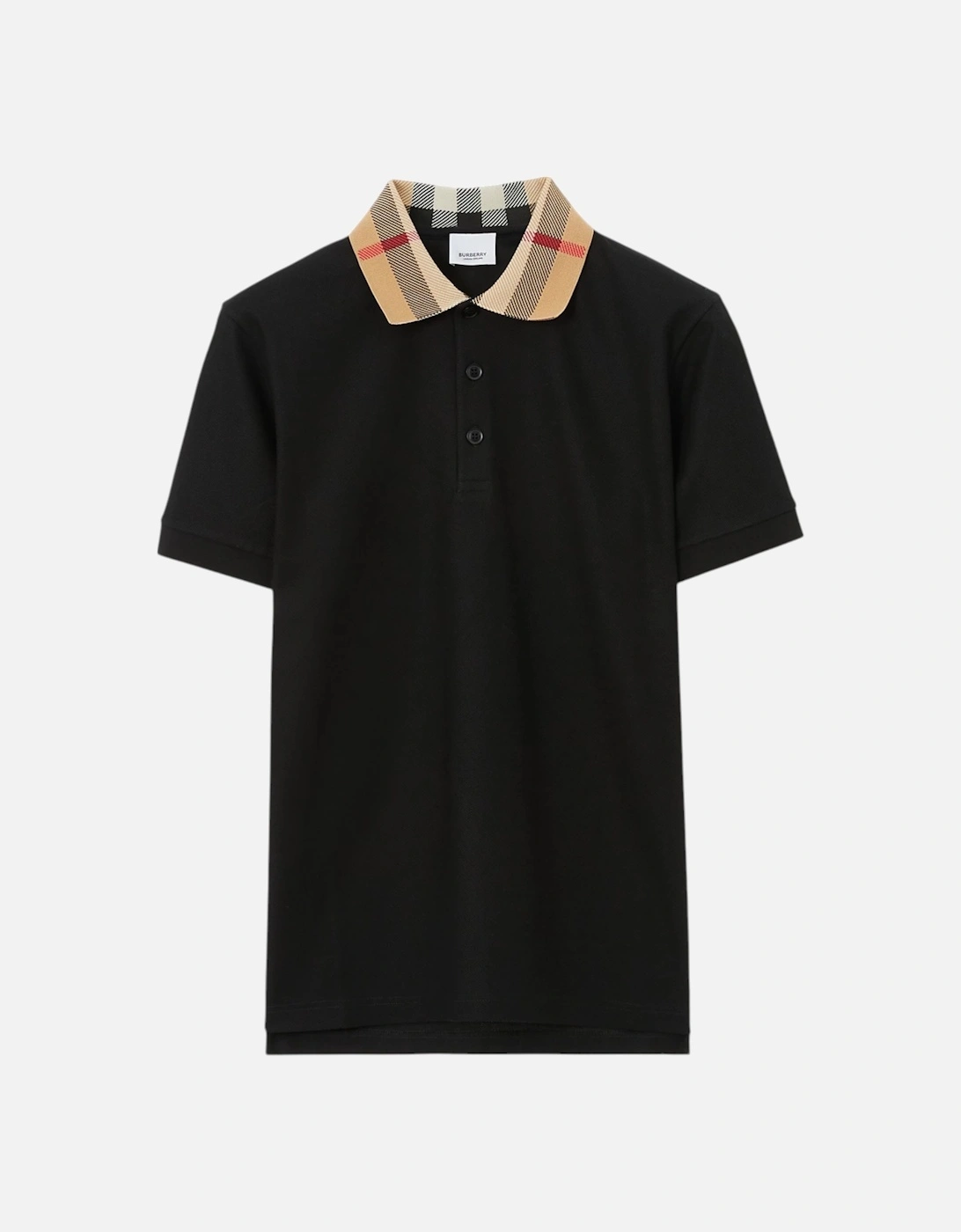 Mens Polo Shirts Classic Check Collar Casual Cotton Golf Polo Tee