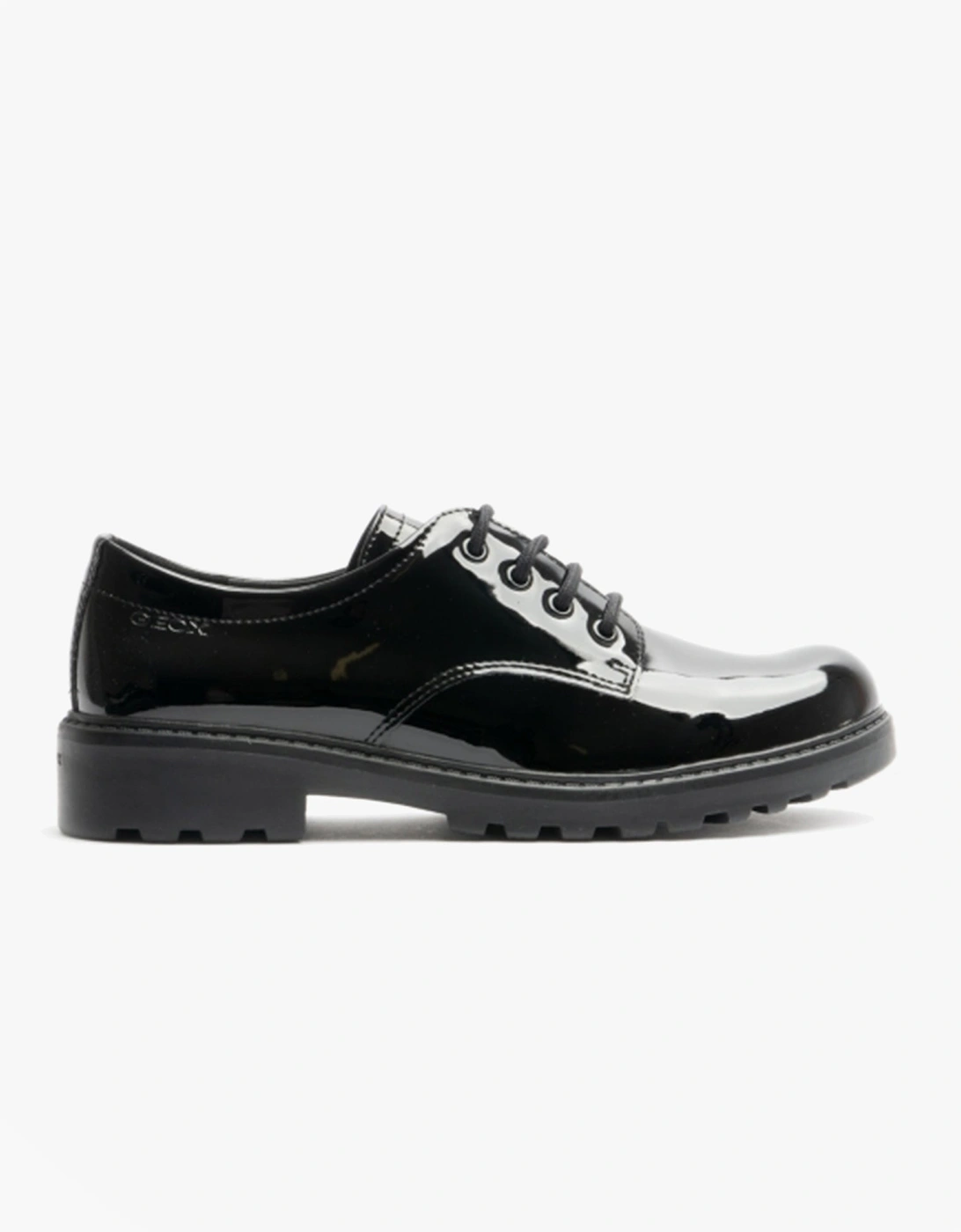 CASEY Girls School Shoes Smooth Black, 6 of 5