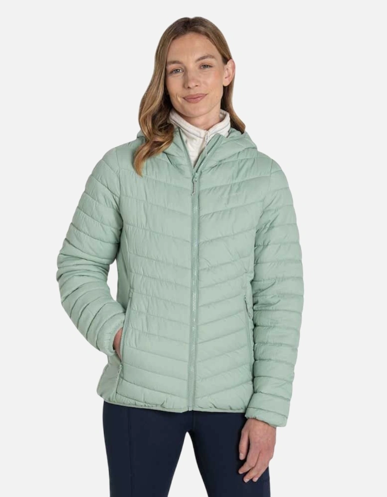Womens/Ladies Compresslite VIII Hooded Padded Jacket