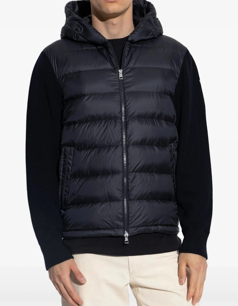 Hybrid Hooded Top Navy