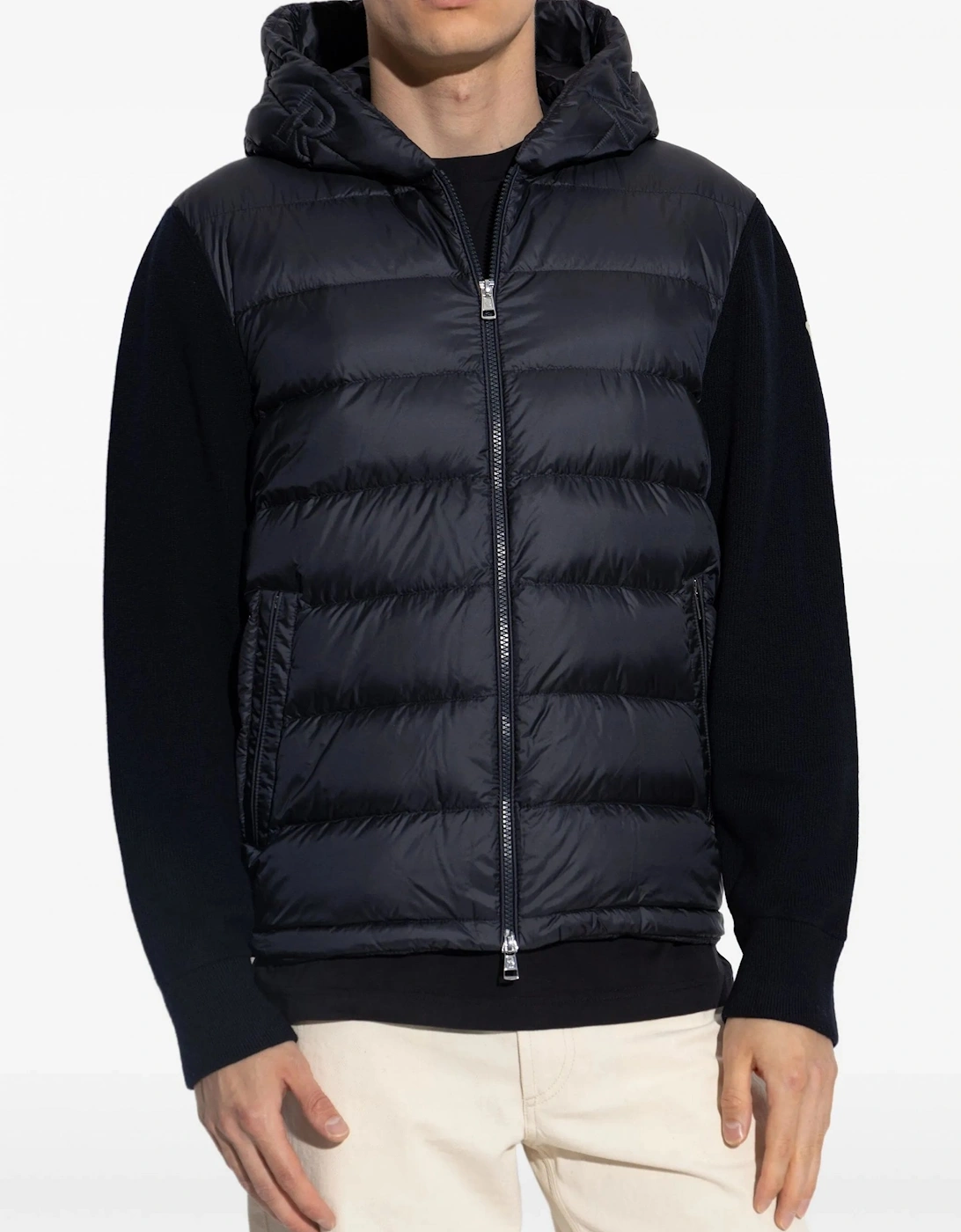 Hybrid Hooded Top Navy