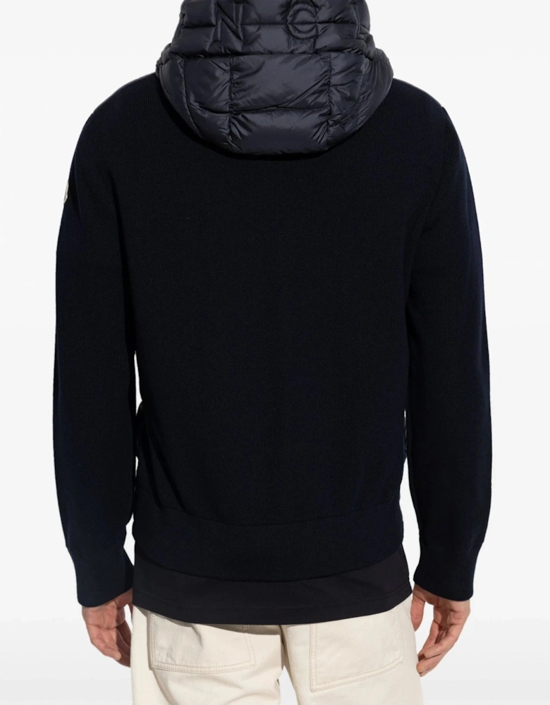 Hybrid Hooded Top Navy