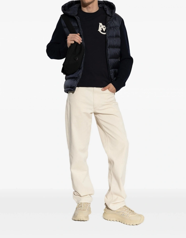 Hybrid Hooded Top Navy