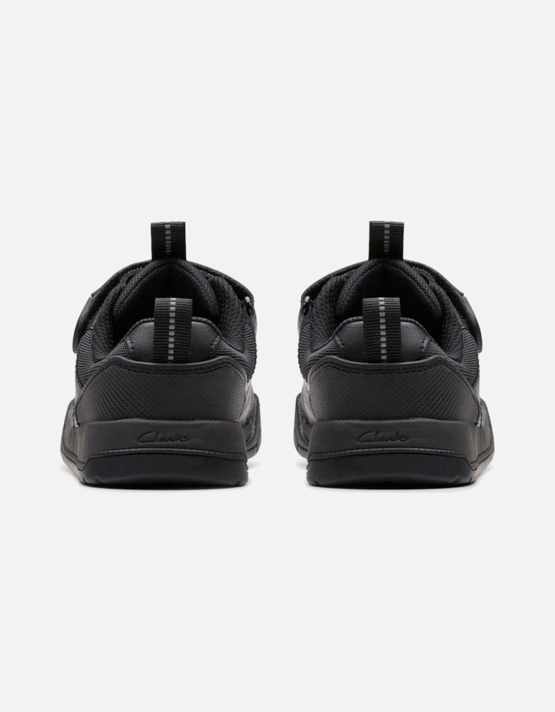 Laser Cross K Boys School Shoes