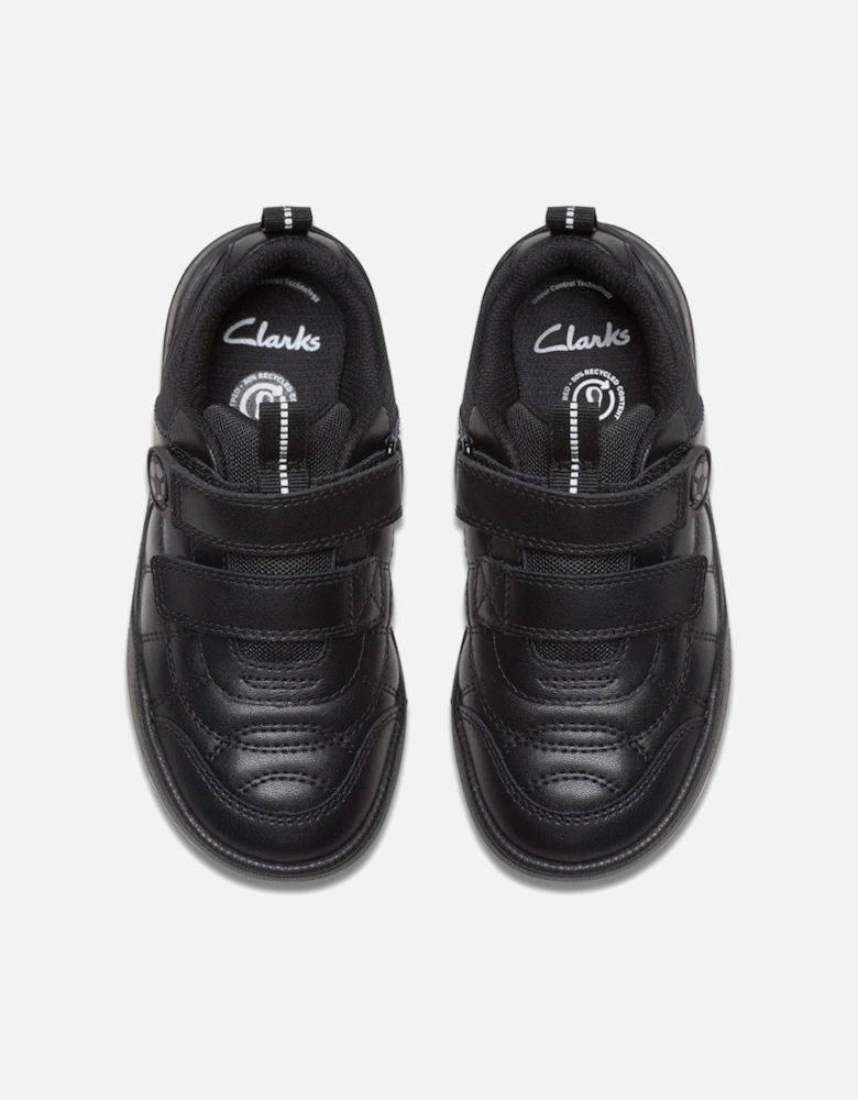Laser Cross K Boys School Shoes