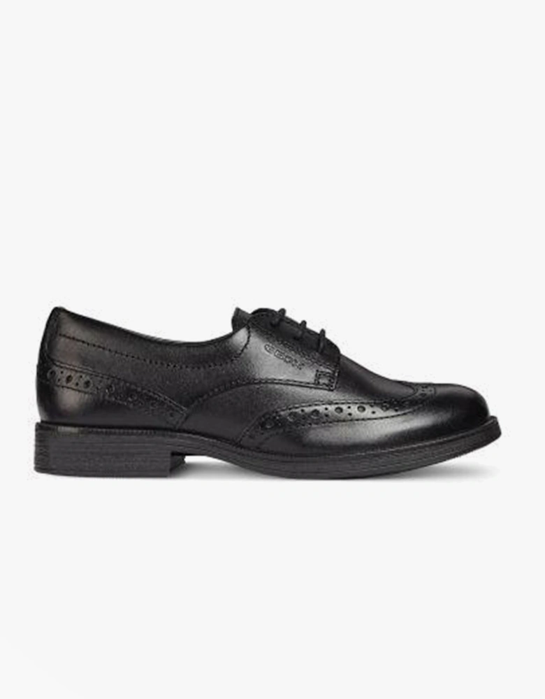AGATA Girls Shoes Smooth Black