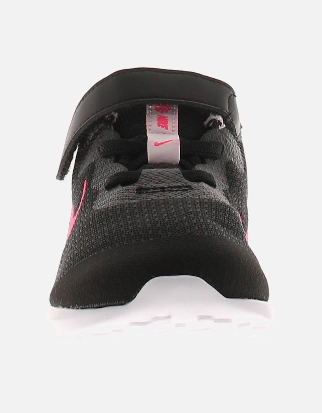 Infant Boys Trainers Revolution 6 Td Running Touch Fastening Pink and Black
