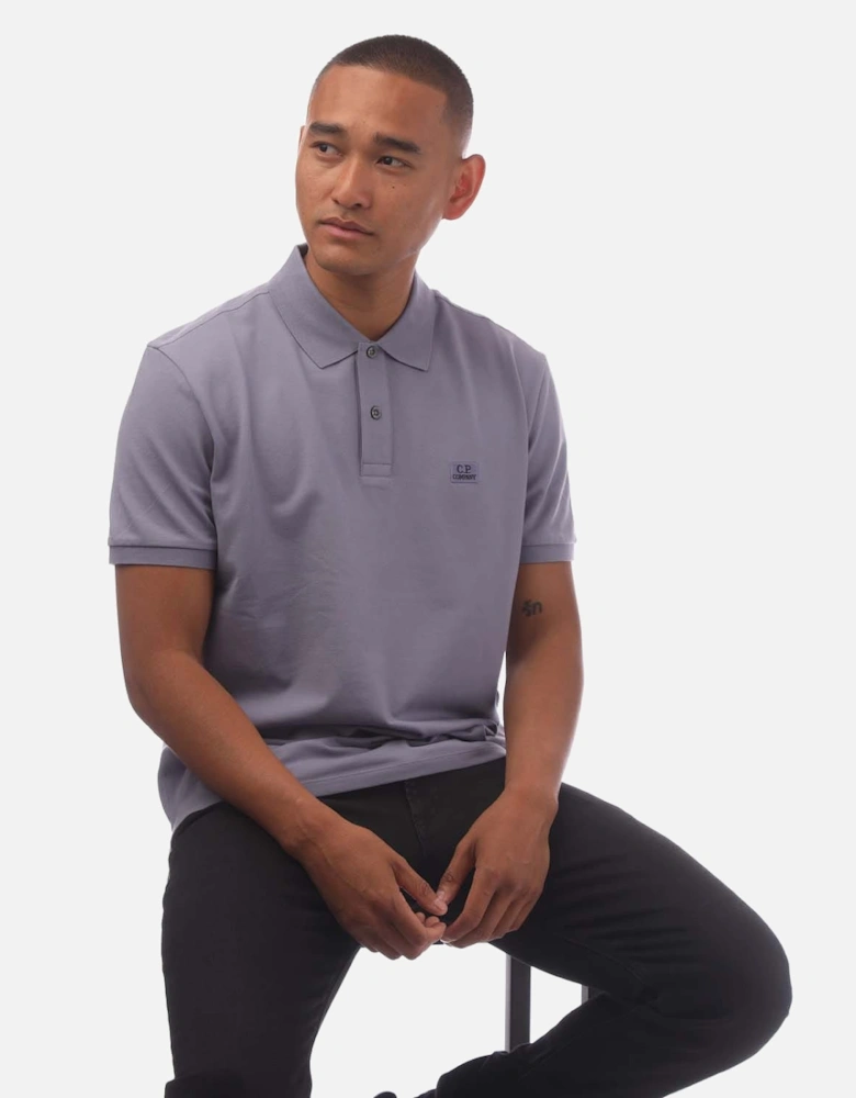 Stretch Piquet Logo Polo Shirt