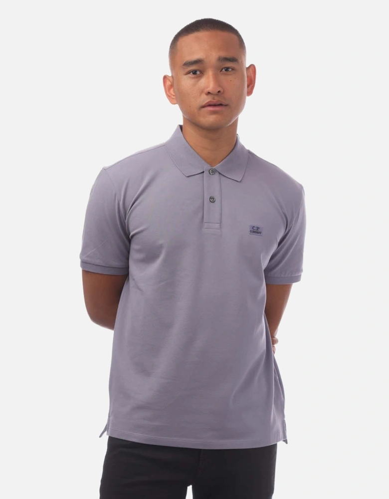 Stretch Piquet Logo Polo Shirt