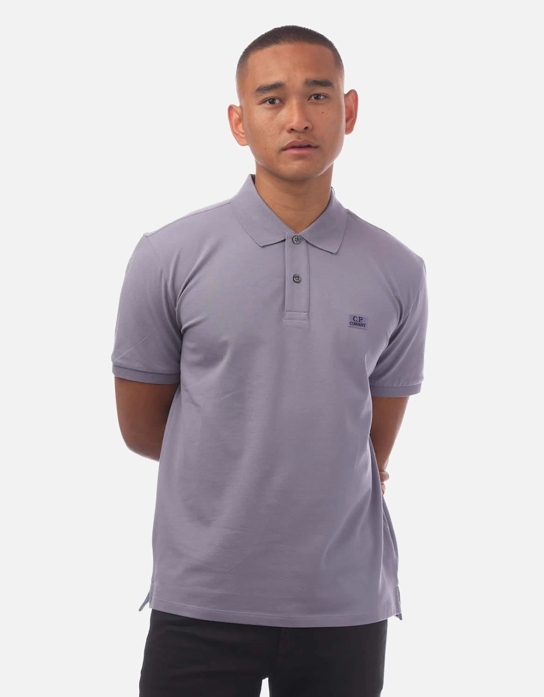 Stretch Piquet Logo Polo Shirt, 9 of 8