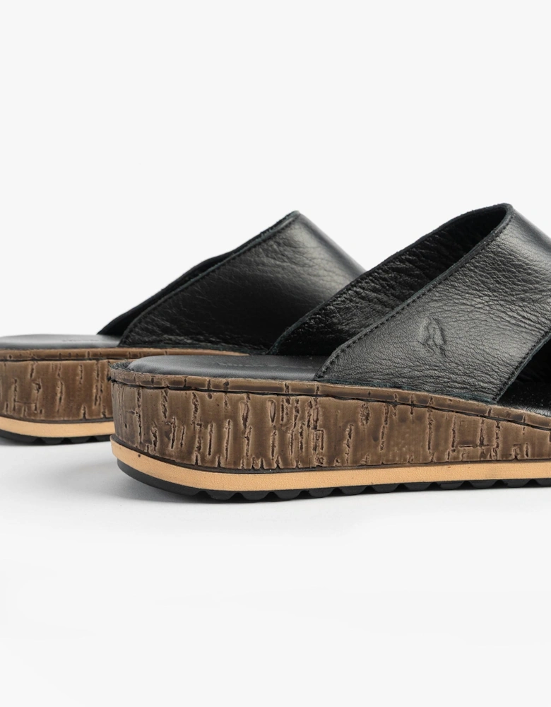 ELISSA Womens Toepost Sandals Black