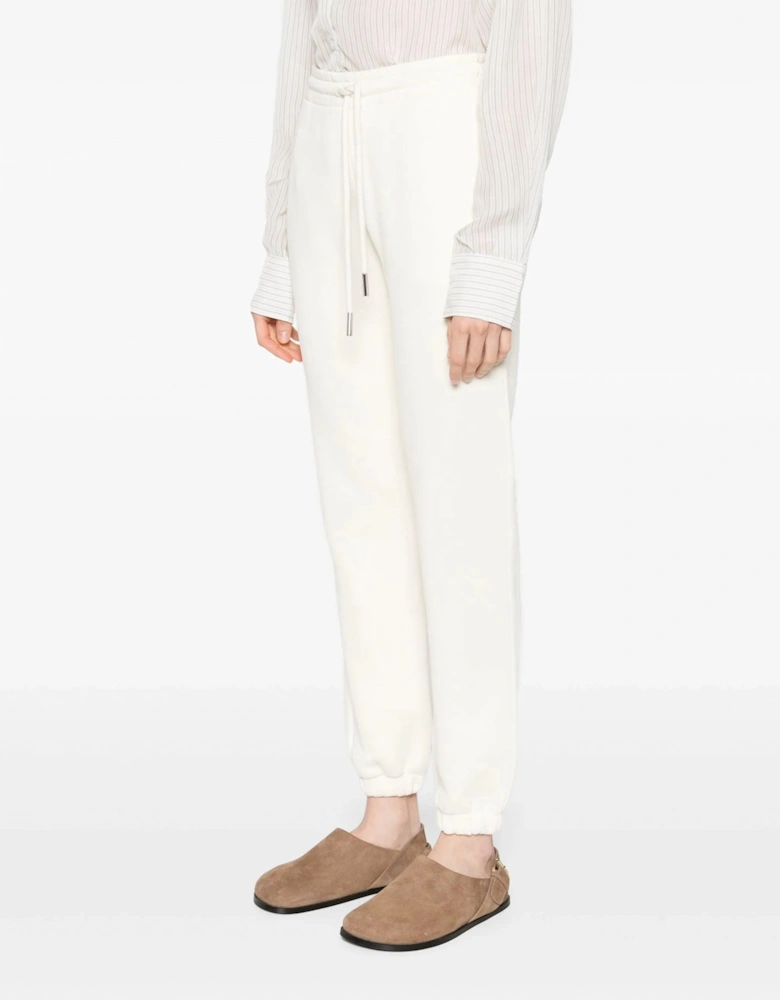 Womens Archive Logo Joggers White
