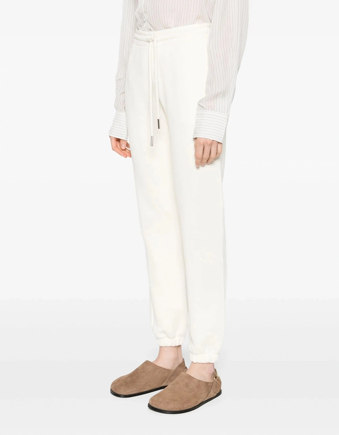 Womens Archive Logo Joggers White