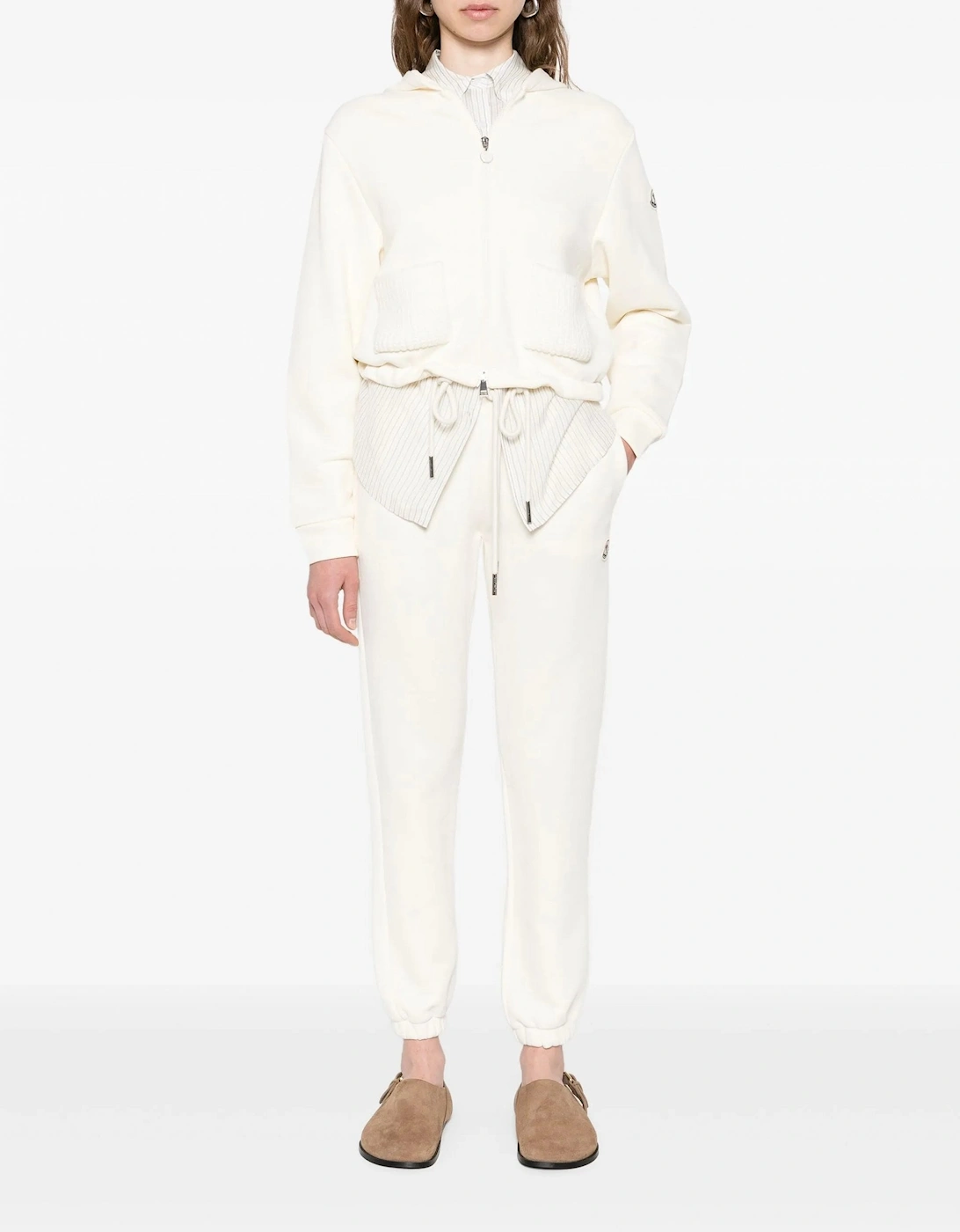 Womens Archive Logo Joggers White