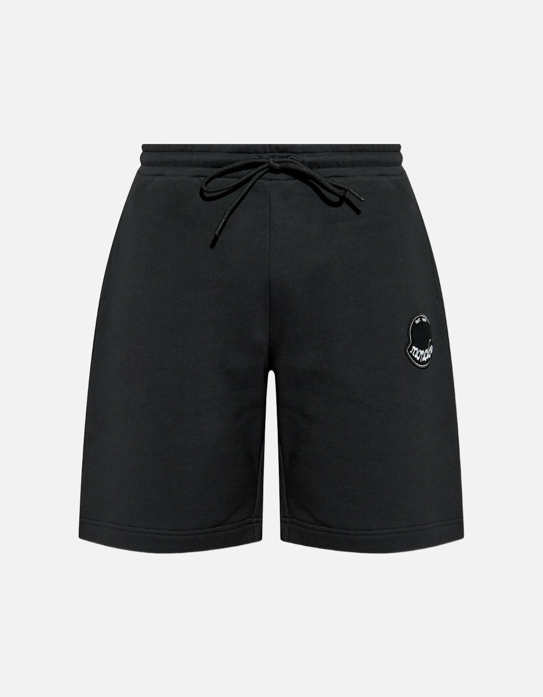 Patch Logo Jersey Shorts Black, 6 of 5