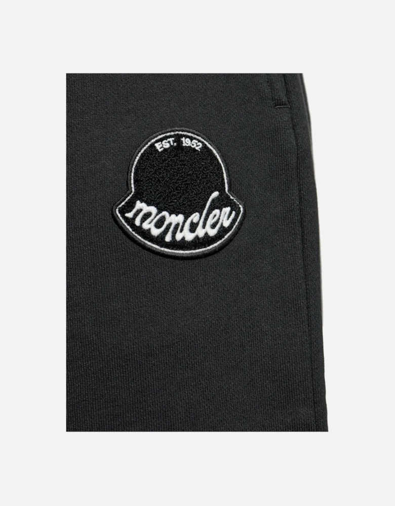 Patch Logo Jersey Shorts Black