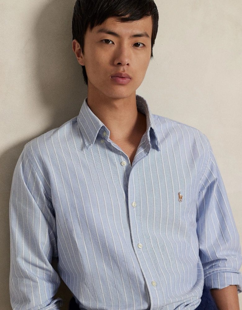 Ralph Lauren Custom Fit Oxford Shirt - Blue