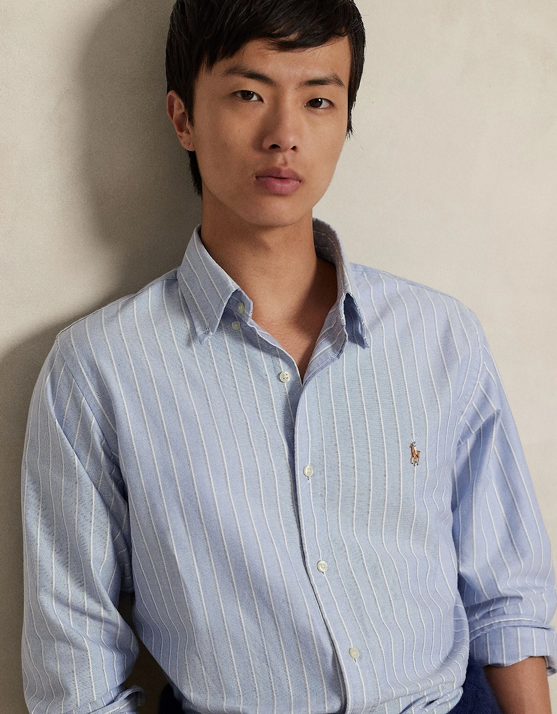 Ralph Lauren Custom Fit Oxford Shirt - Blue