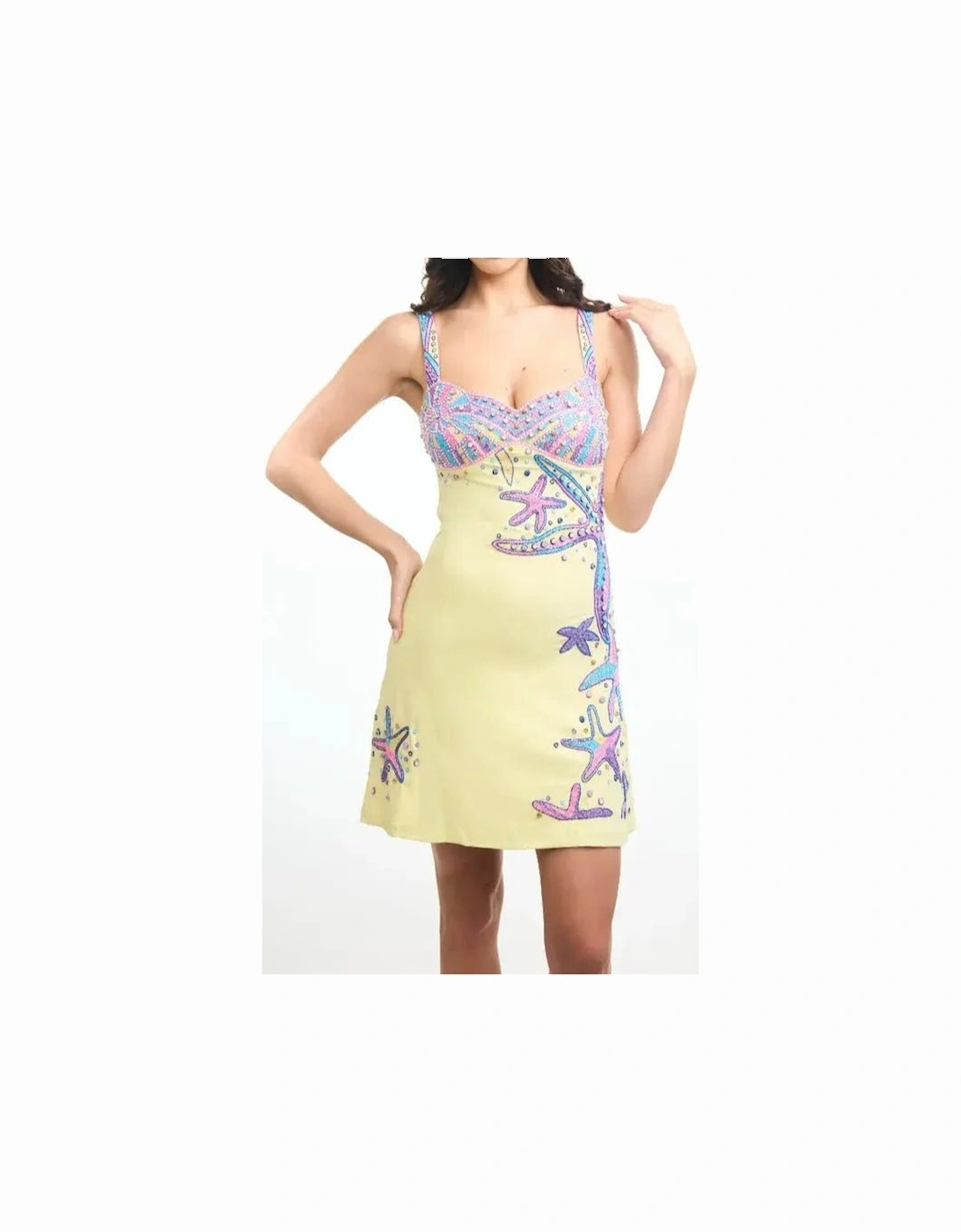 Crescent Shell Mini Dress, 2 of 1