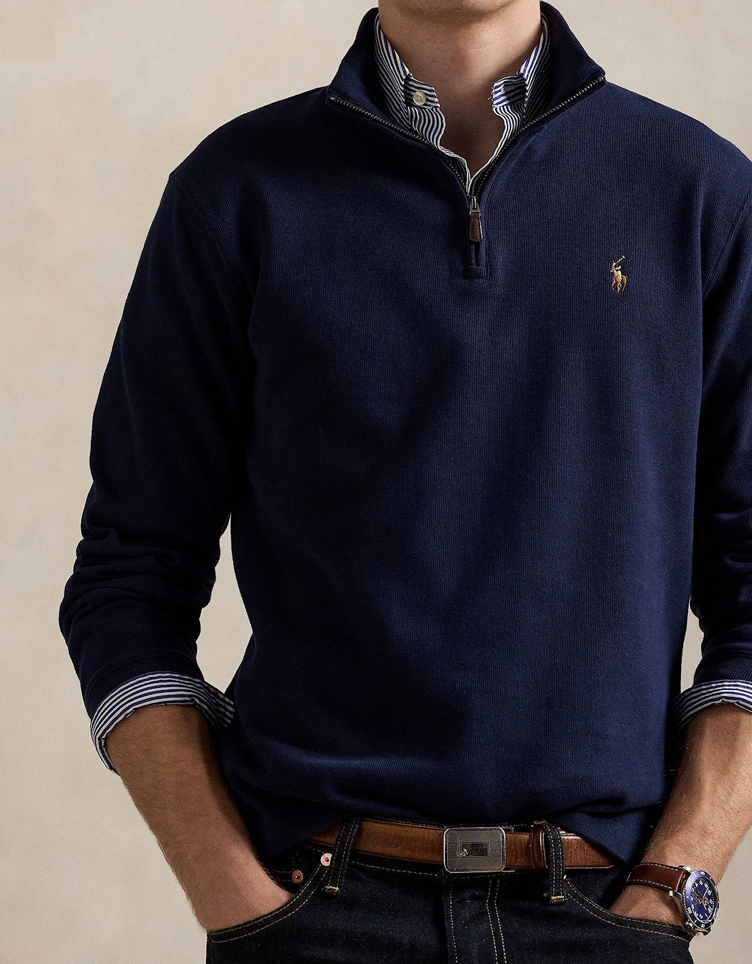 Ralph Lauren Quarter Zip - Cruise Navy