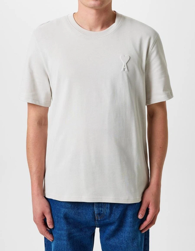 Embossed Logo T Shirt Off White