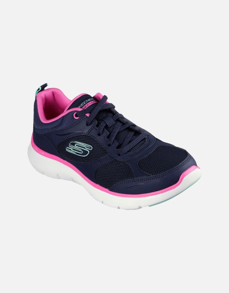 Women's Flex Appeal 5.0 Fresh Touch Trainers in Navy/Hot Pink