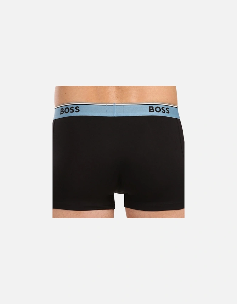 BOSS Cotton Stretch 3 Pack Power Trunks Black