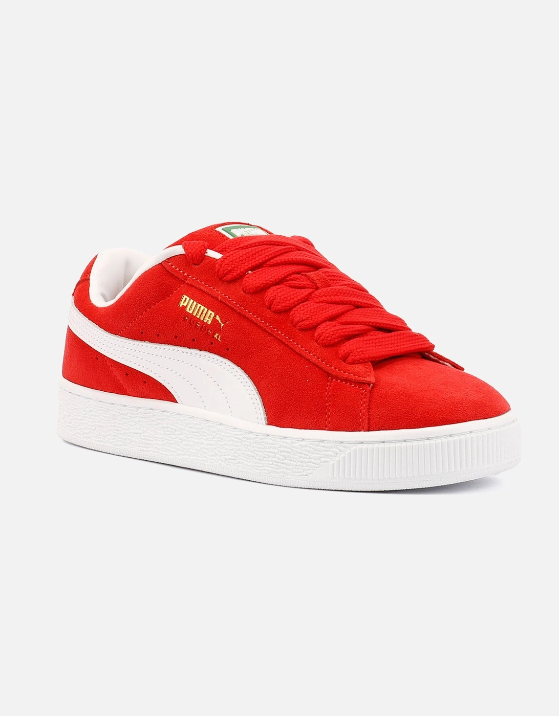 - 395205-03 UNISEX SUEDE XL RED/WHITE