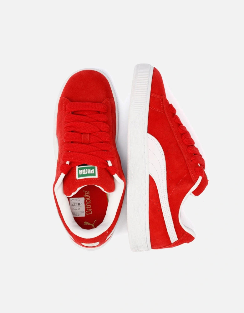 - 395205-03 UNISEX SUEDE XL RED/WHITE