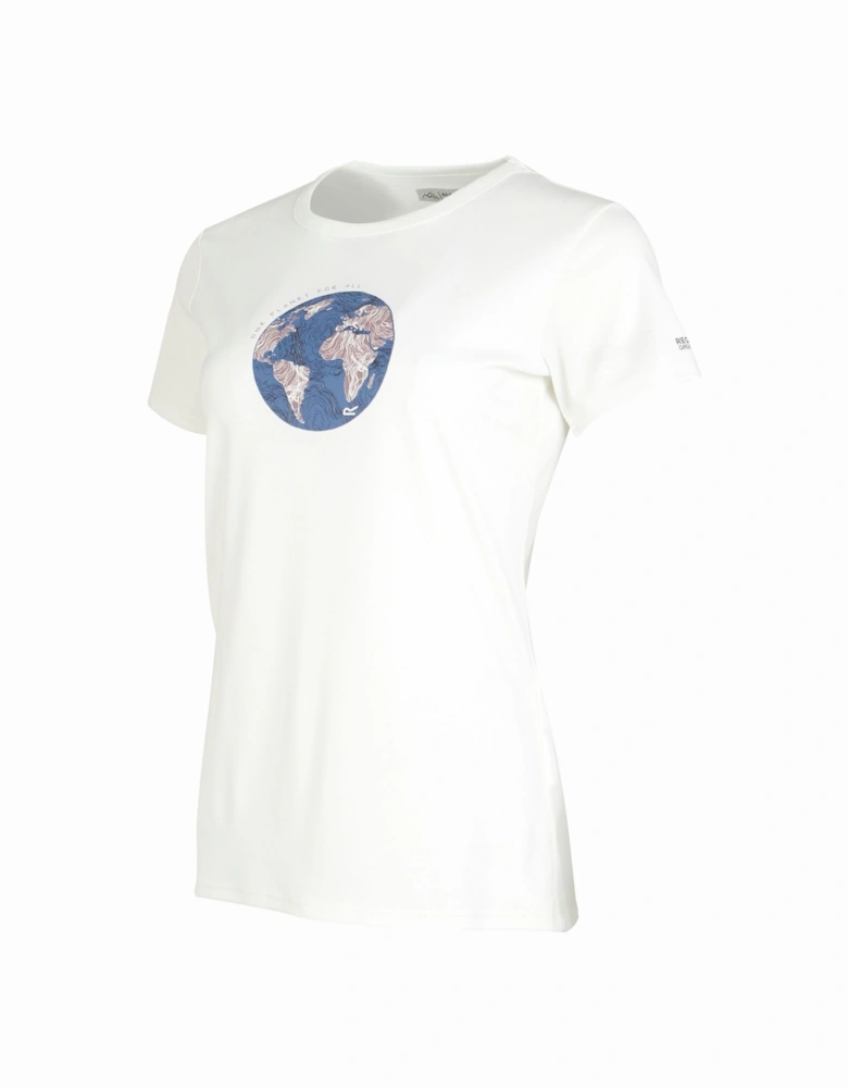 Womens/Ladies Fingal VIII Globe T-Shirt