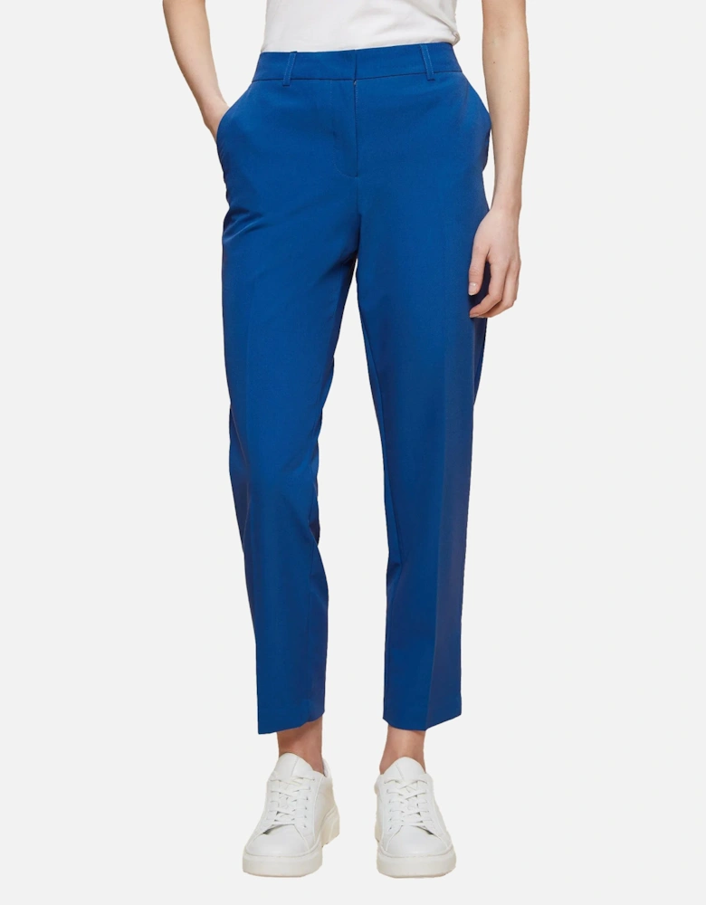 Womens/Ladies Petite Ankle Grazer Trousers