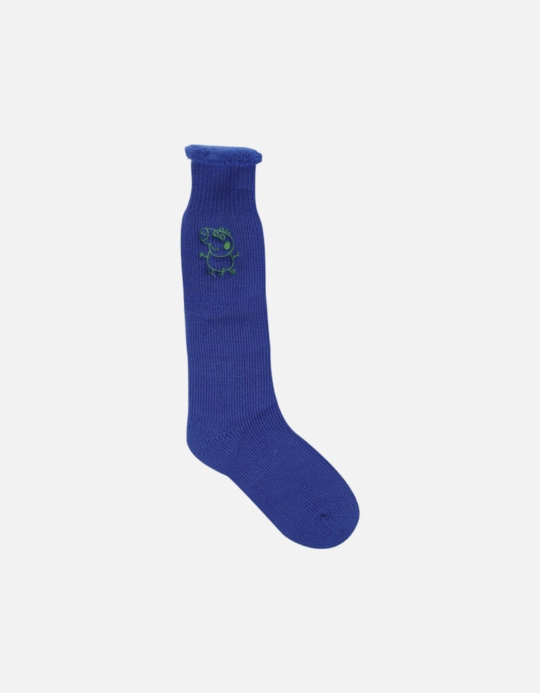 Childrens/Kids Peppa Pig Boot Socks (Pack of 2)