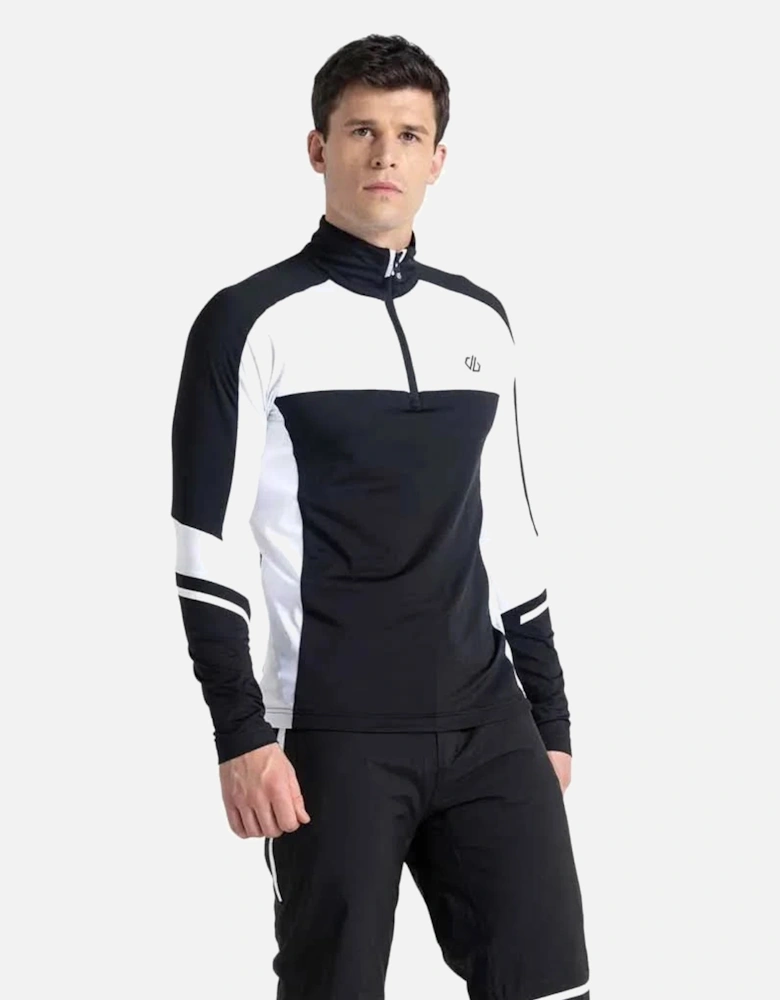 Mens Speed Core Stretch Half Zip Base Layer Top