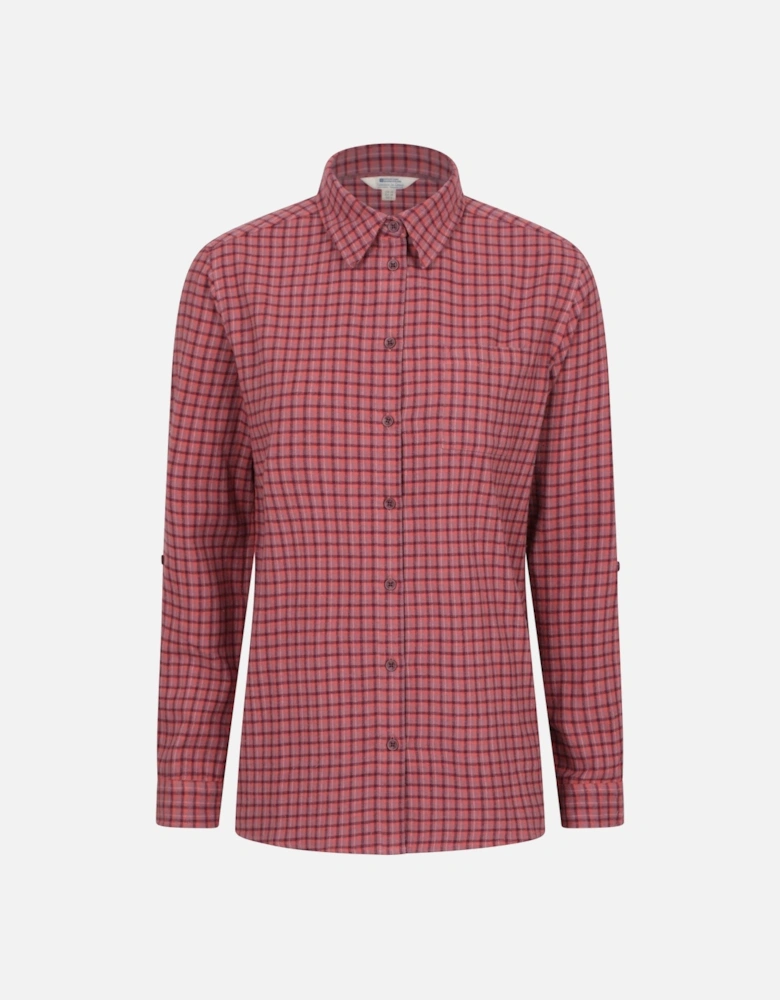 Womens/Ladies Balsam Brushed Flannel Longline Shirt